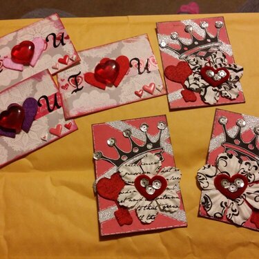 January ATCs I &amp;#10084; U, Queen of Hearts