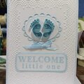 Quilled Baby Card