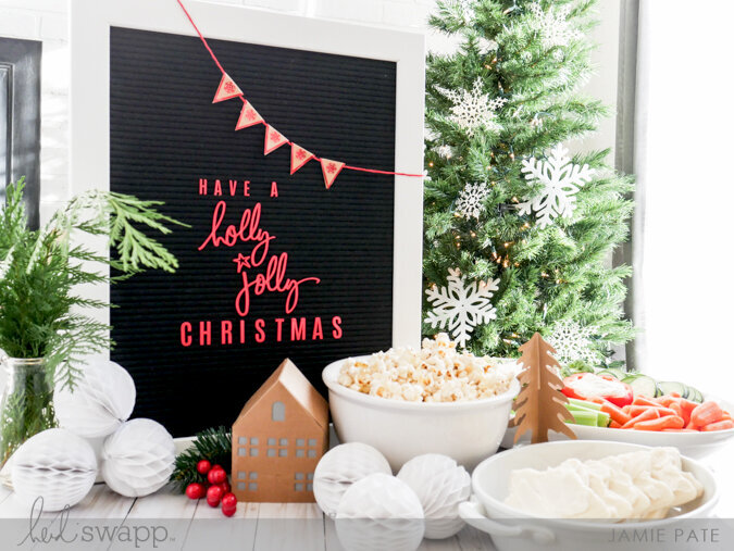 Holly Jolly Letterboard and Party