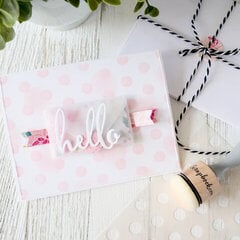 Hello Mini Envelope Card ~ Cards For Kindness