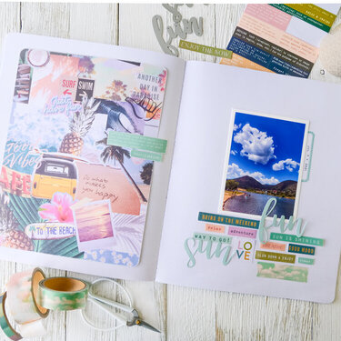 How To Use Busy Pattern Paper ~ Storyline Chapters Layout