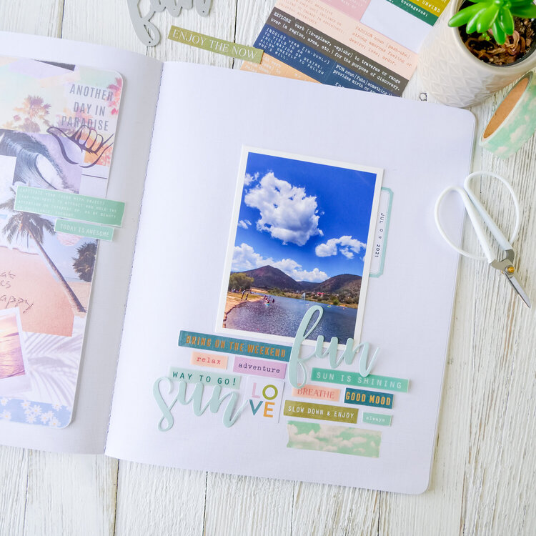 How To Use Busy Pattern Paper ~ Storyline Chapters Layout