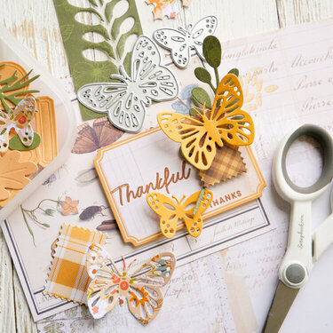 Butterfly Cluster | Thankful Tag