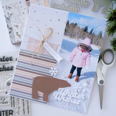 Winter Wishes | Scrapbook Page