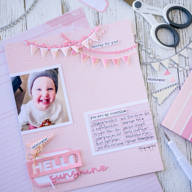 It&#039;s a Banner Day! | Birthday Layout