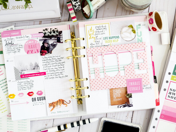 February Planner Layouts