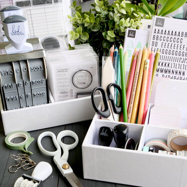 Craft Room Basics for Planner Supplies