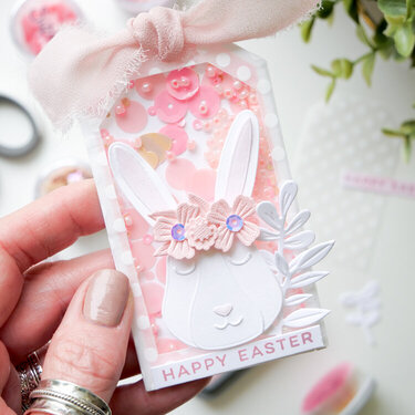 Whimsical Rabbit Tag | Spring or Easter