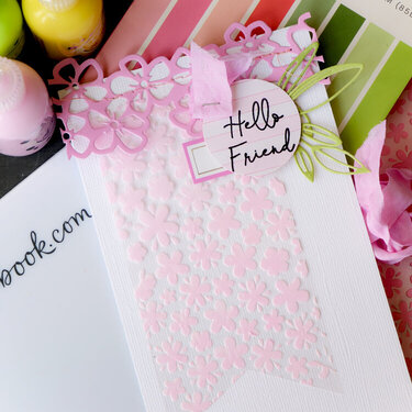 Hello, Friend Spring Card ~ Pops of Color