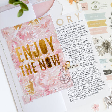 Enjoy the Now ~ Storyline Chapters Journaler