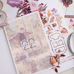 Spiced 22 | 6x8 Scrapbook Layout