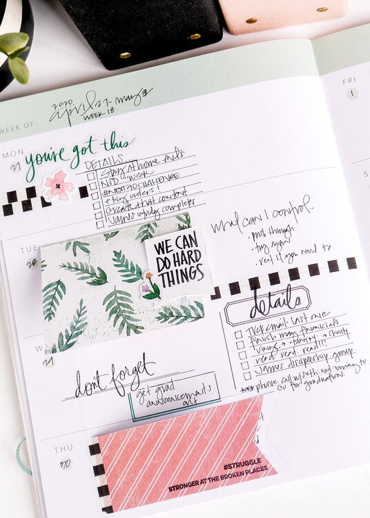 March Planner Pages ~ Storyline Chapters