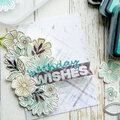 Birthday Wishes Card | Watercolor Florals