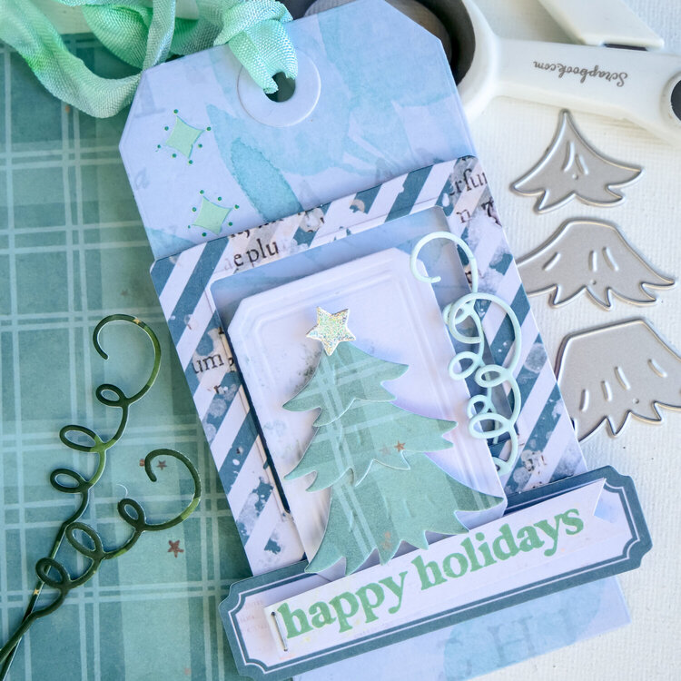 Happy Holidays | Fir Tree Tag