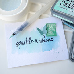Sparkle & Shine | Easy Watercolor Card