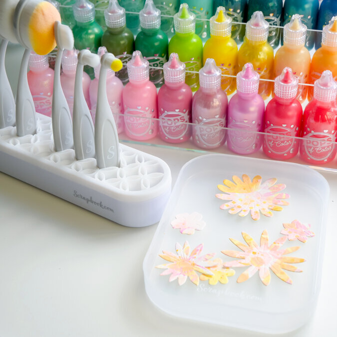 Inky Backgrounds Ink Blending Brush Technique Project Idea