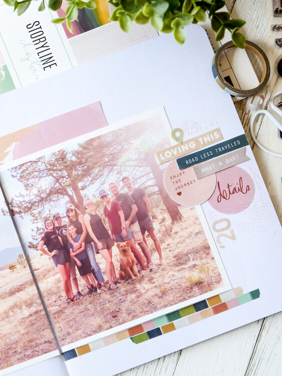 Making Memories Together ~ Storyline Chapters Double Page Layout