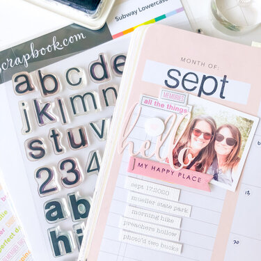 Three Ways to Use Stamps in Your Planner ~ Memory Planner