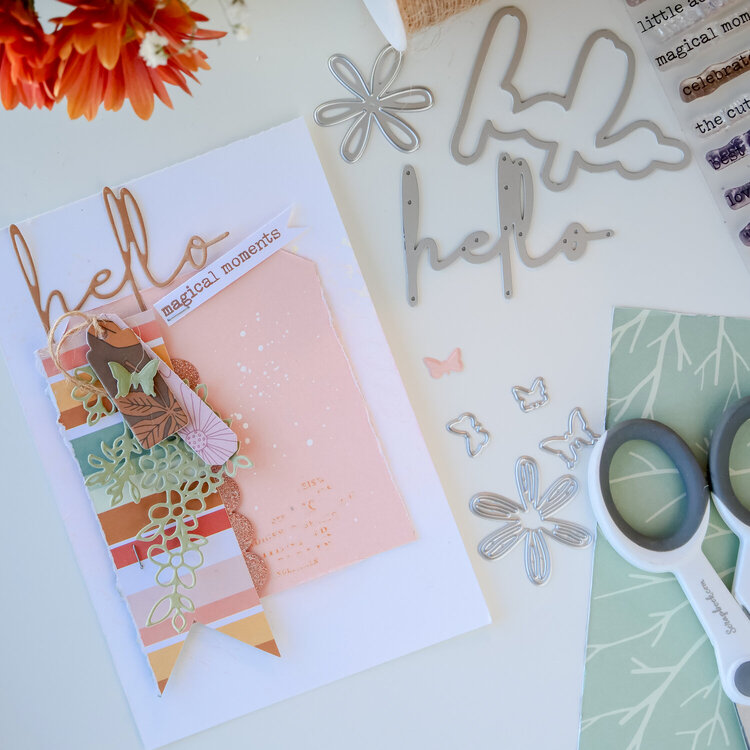 Hello Magical Moments | Scrapbook Pocket Card