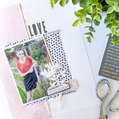Live and Love Every Moment ~ Scrapbook Page
