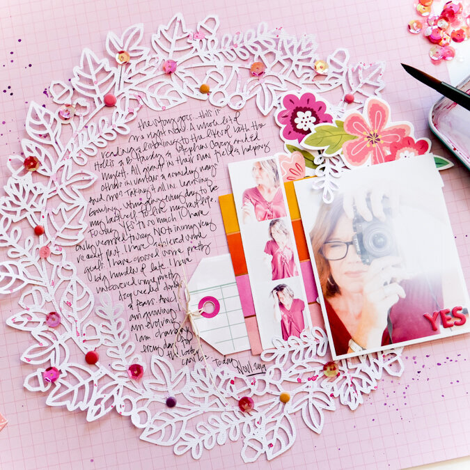 Tell Your Story Scrapbook Page Layout
