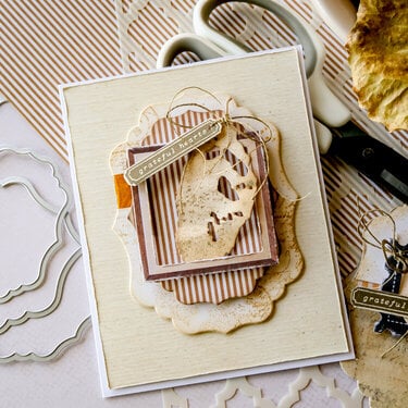 Grateful Hearts Card | Shaped File Card