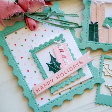 Happy Holidays | Framed Tag