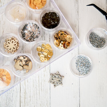Five Reasons to Get Organized - Mini Embellishment Jars