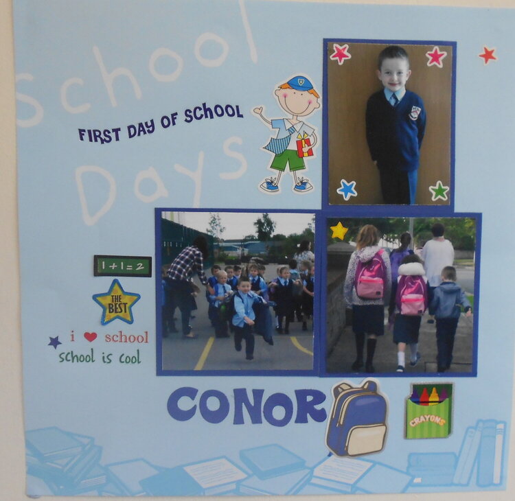 conor&#039;s first day at school