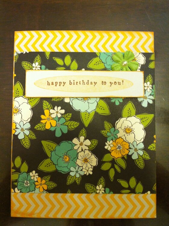 Birthday Card front - Snail Mail ALL DAY Challenge