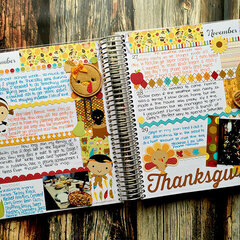 Thanksgiving week Memory Planner