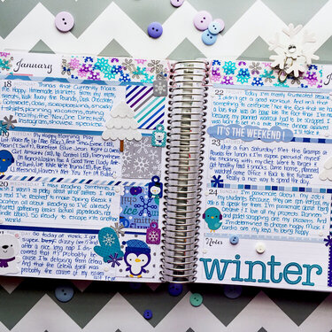 Memory Journal: Frosty Friends