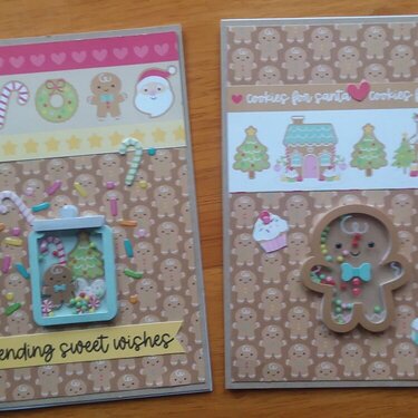 Gingerbread Kisses Christmas Cards