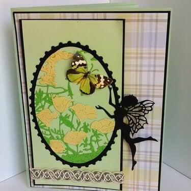 Fairy and Butterfly Card #2
