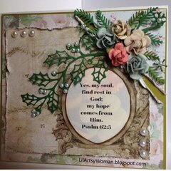 "Bible Journaling Card...Psalm 62:5"