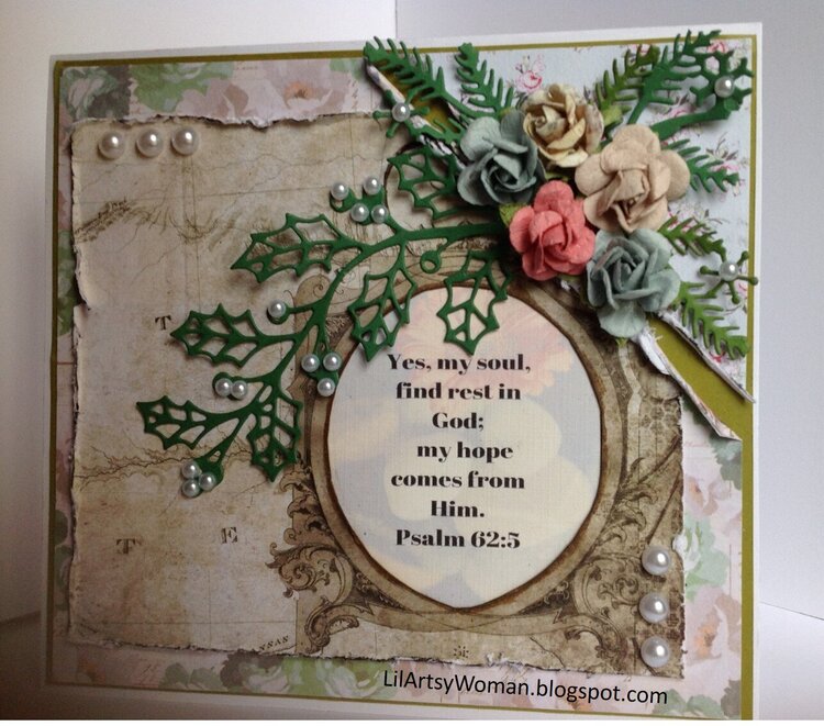 &quot;Bible Journaling Card...Psalm 62:5&quot;