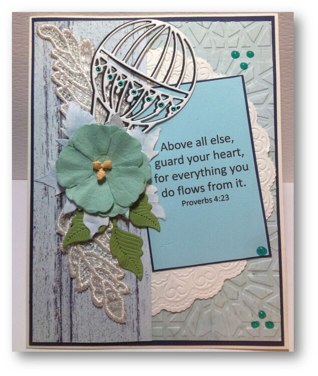 &quot;Proverbs 4:23&quot; bible journaling card