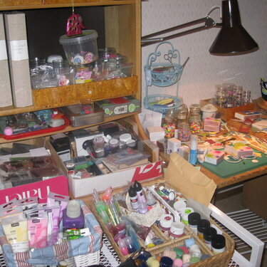 Before re-organizing the scraproom.