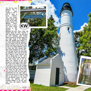 Key West Lighthouse, left
