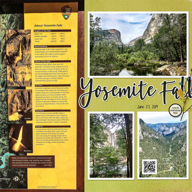 Yosemite Falls, left side
