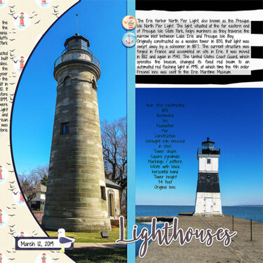 Lake Erie Lighthouses, left