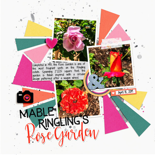 Mabel Ringling&#039;s Rose Garden, left side