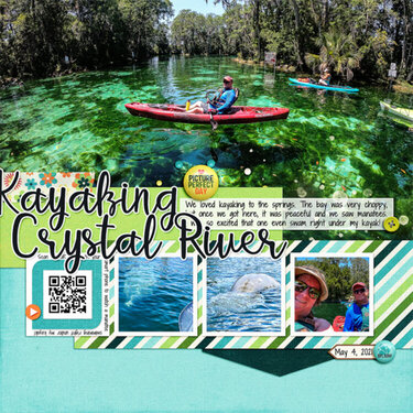 Kayaking Crystal River, right