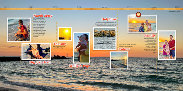 Molly&#039;s First Beach Sunset, North Jetty Park, Sarasota, Florida