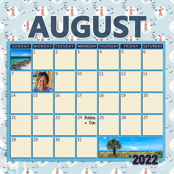 August 2022 Calendar