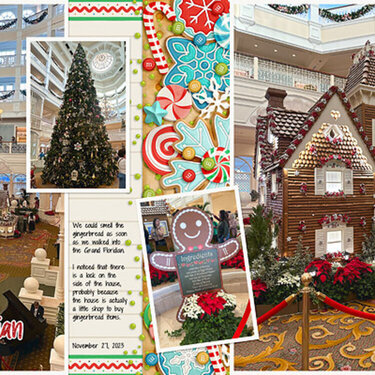 Grand Floridian Tree and Gingerbread House 2023