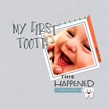 Molly&#039;s First Tooth