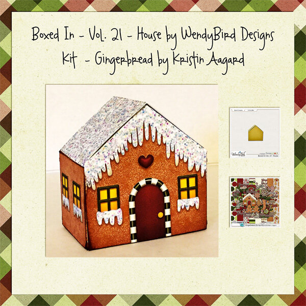Hybrid - Gingerbread House Box