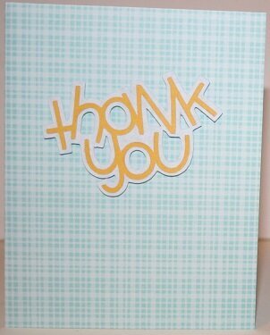 OLD THANK YOU CARD