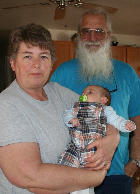 Michael came to visit G-ma &amp;amp; G-pa today!! March 26, 2014